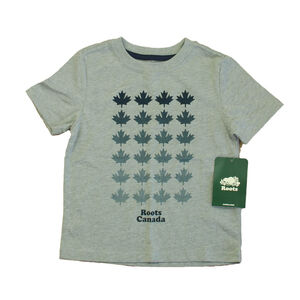 Baby Roots Boys Gray Canada T-Shirt size: 3T